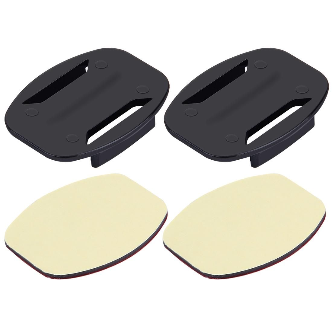 PULUZ 2 Flat Surface Mounts + 2 Adhesive Mount Stickers for GoPro HERO9 Black / HERO8 Black / HERO7 /6 /5 /5 Session /4 Session /4 /3+ /3 /2 /1, Xiaoyi and Other Action Cameras