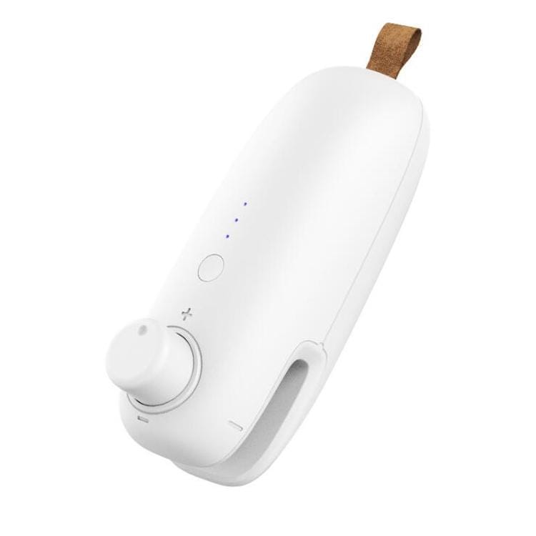 USB Charging Portable Heating Plastic Bag Household Mini Sealing Machine (White)