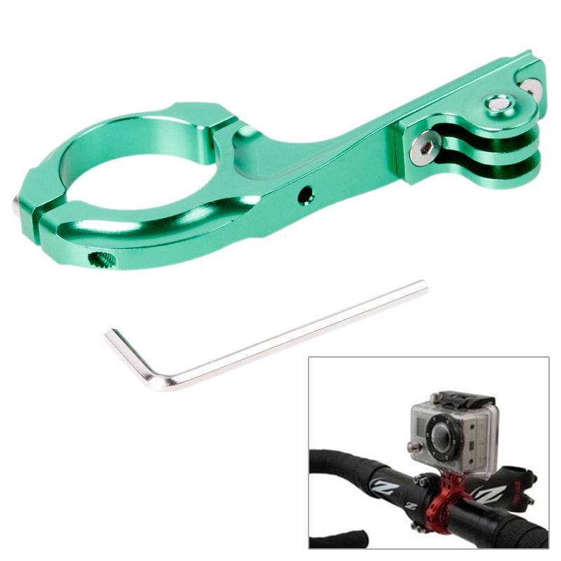 TMC HR85 Bike Aluminum Handle Bar Adapter Pro Mount for GoPro  NEW HERO /HERO6   /5 Session /5 /4 Session /4 /3+ /3 /2 /1, Xiaoyi Sport Cameras (Blue)