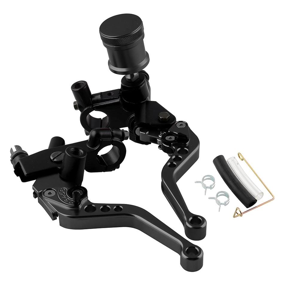 MB-MH032 Modified Motorcycle Mountain Bike Hydraulic Brake Clutch Cylinder Lever for 7/8 inch  Standard Handlebar (Red)