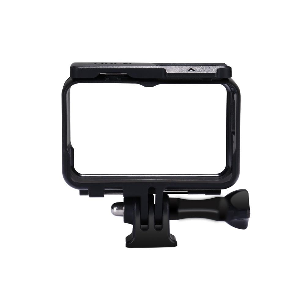 PULUZ  ABS Plastic Frame Mount Protective Case with Base Buckle & Long Screw for Insta 360 One R 4K / Dual-lens Panoramic Camera / 1.0 inch (Black)