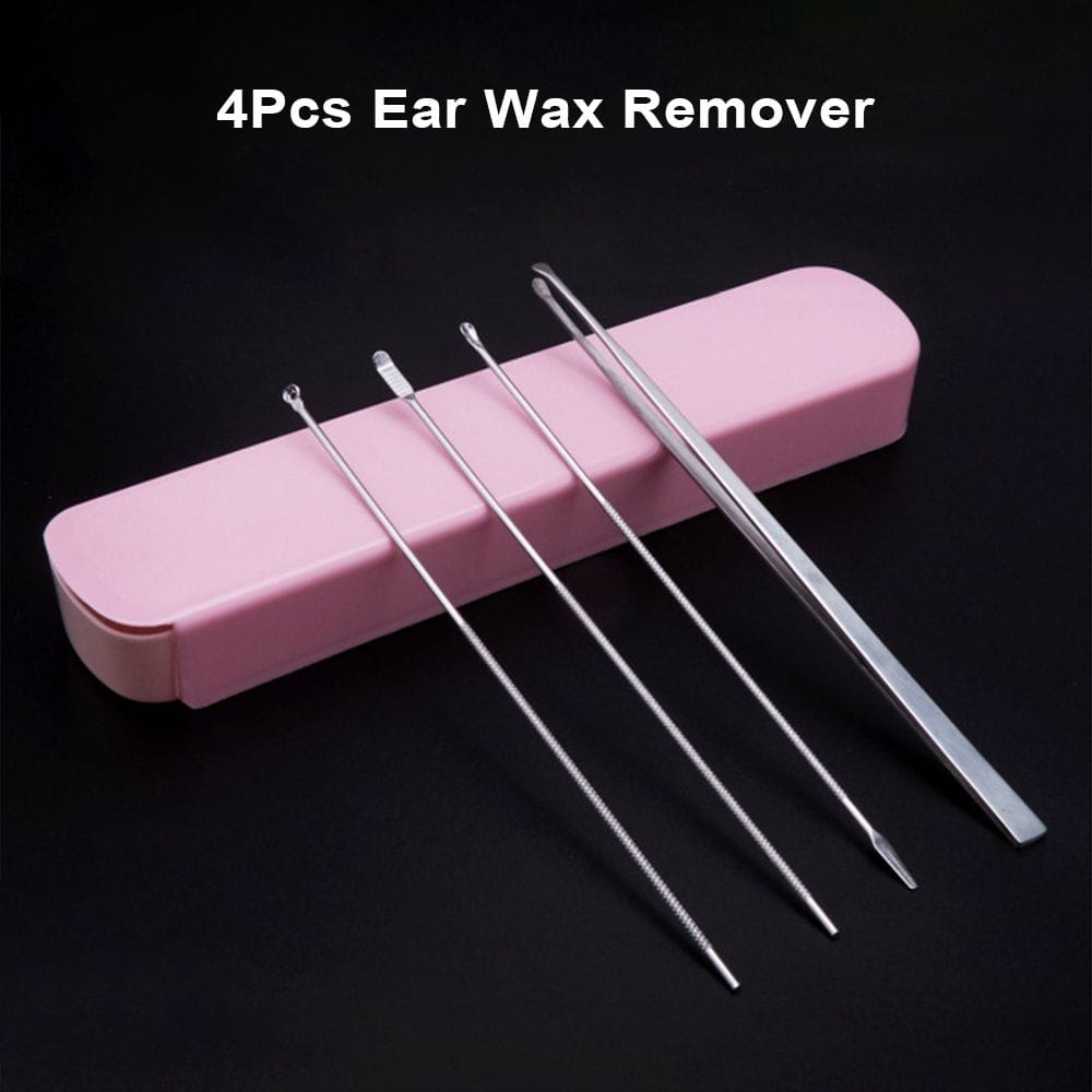 4PCS Ear Pick Set Ear Wax Remover Decompression Ear Massager