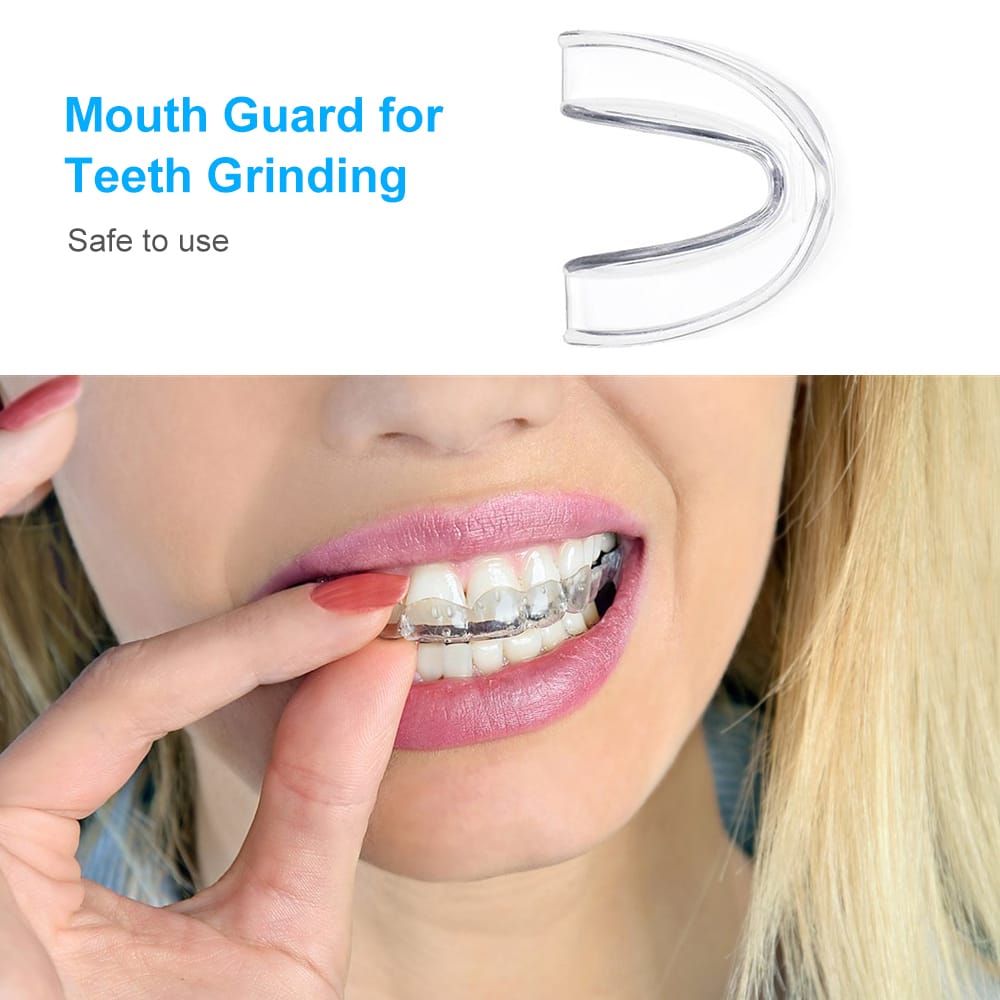 Mouth Guard for Teeth Grinding with Storage Case 2PCS - S