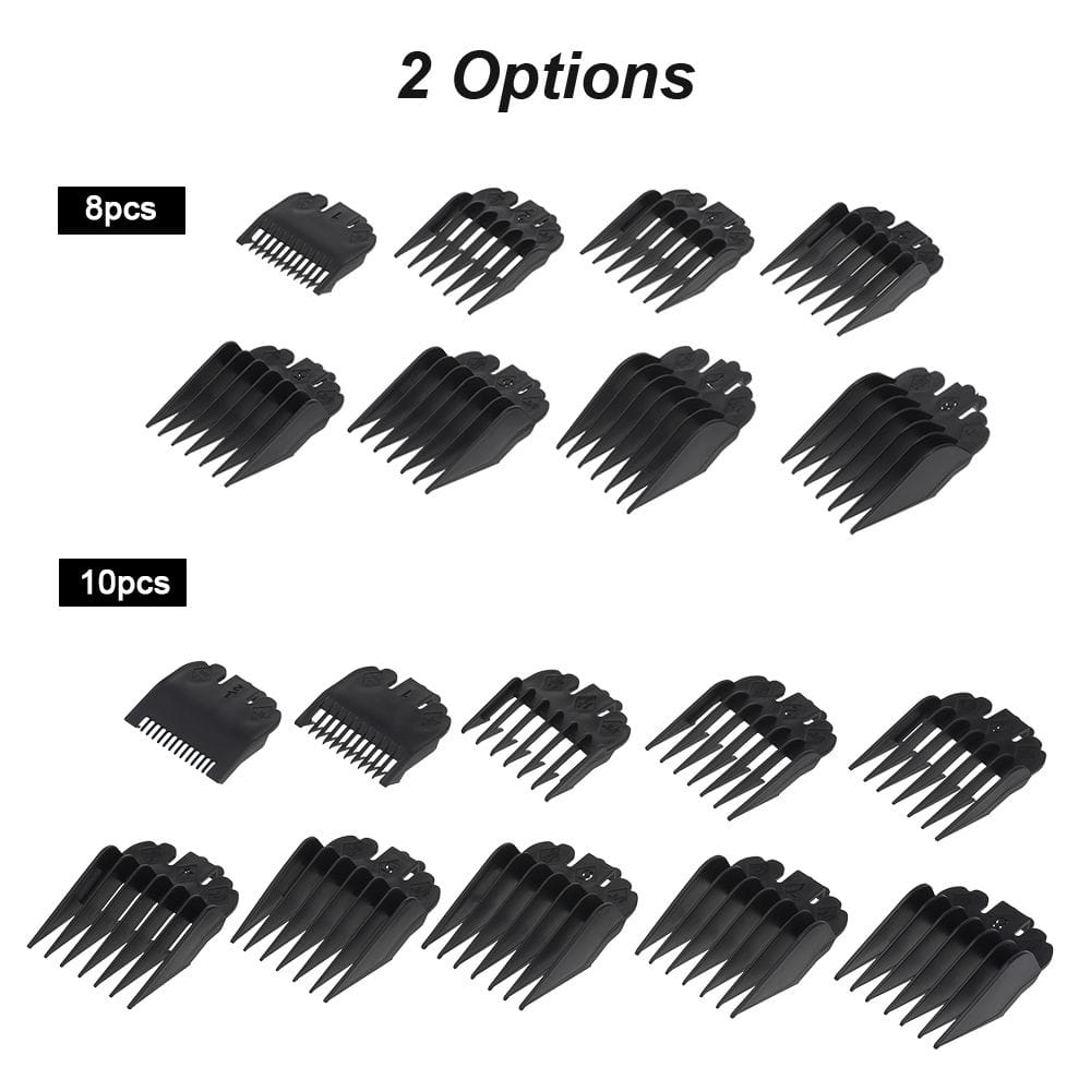 Hair Clipper Combs Guide Kit Plastic Hair Trimmer Guards - 8pcs