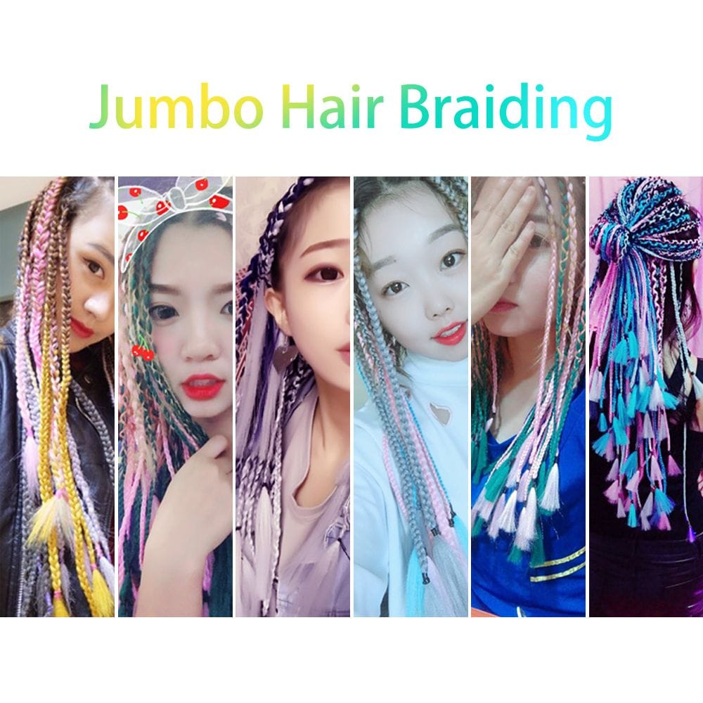 Jumbo Braid Hair Synthetic Fiber Hair Extensions Crochet - 29