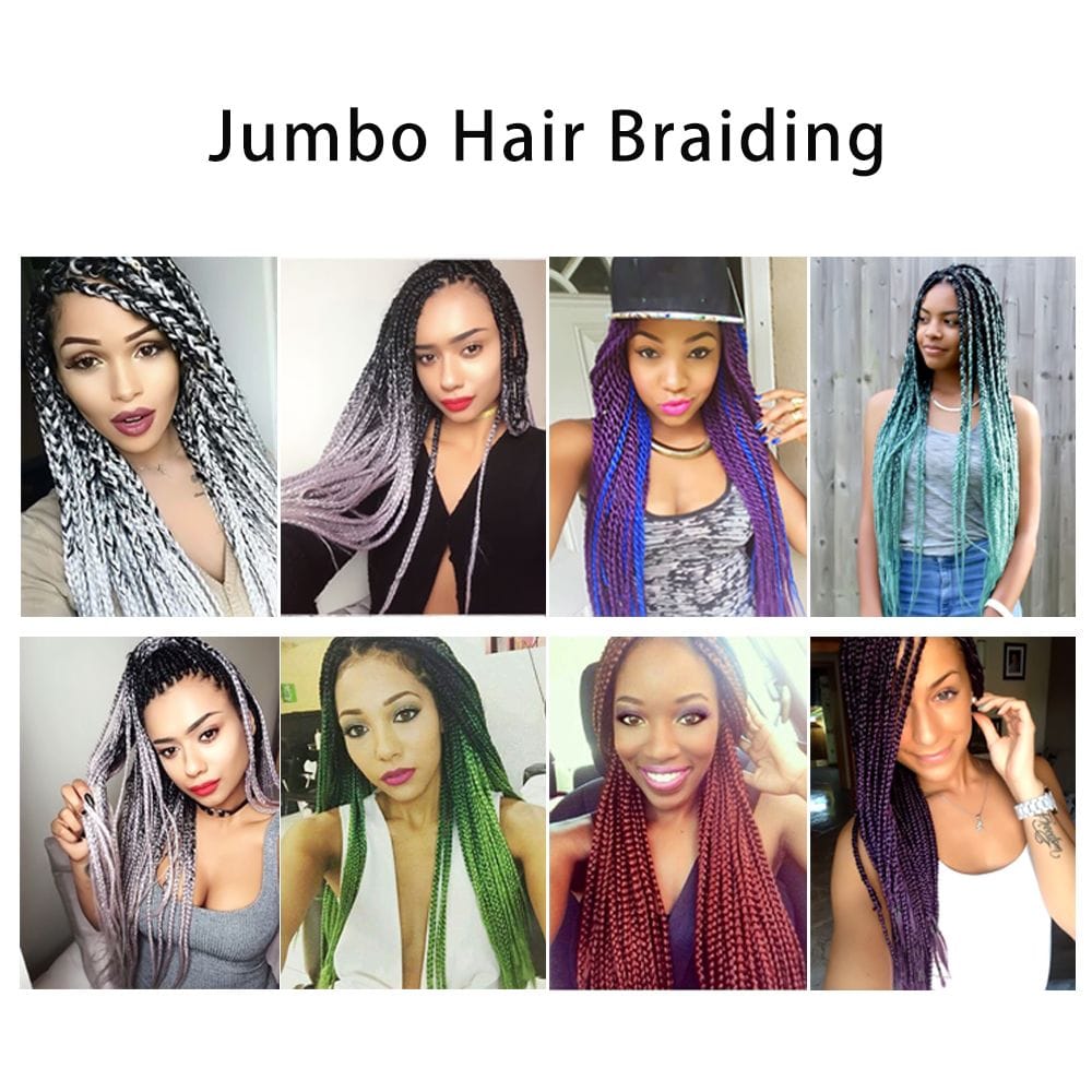 Jumbo Braid Hair Synthetic Fiber Hair Extensions Crochet - 29