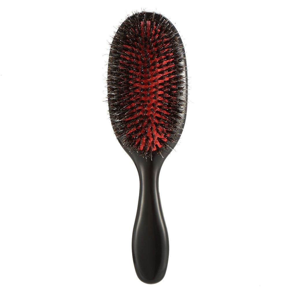 Boar Bristle & Nylon Hair Brush Oval Anti-static Paddle Comb