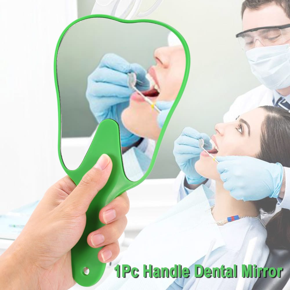 1Pc Handle Dental Mirror Unbreakable Hand Mirror Tooth