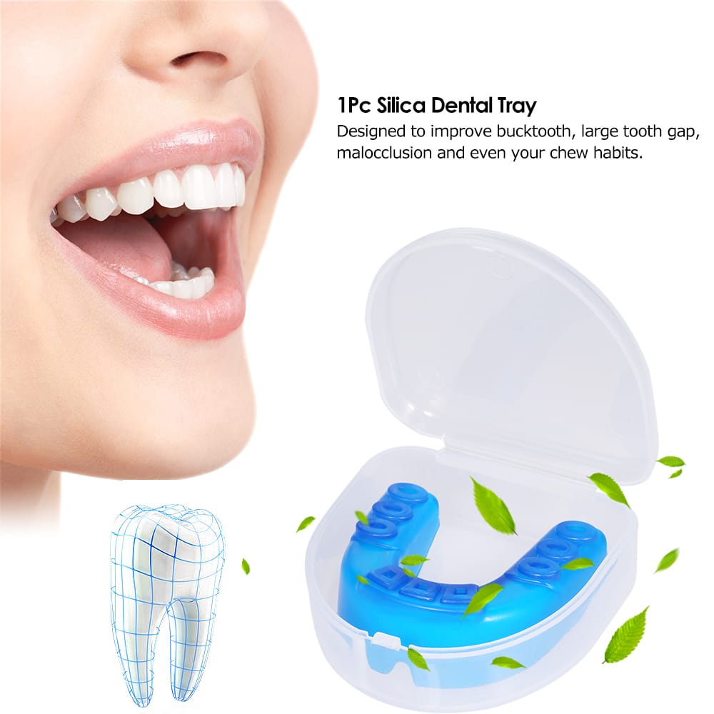 1Pc Silica Dental Tray Orthodontic Trainer Teeth Alignment