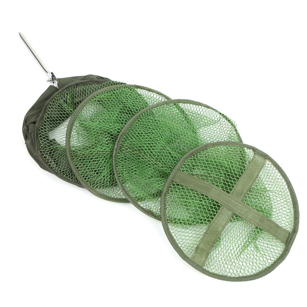 Portable Collapsible Mesh Fishing Net Cage Fish Trap Fishing - Size 4