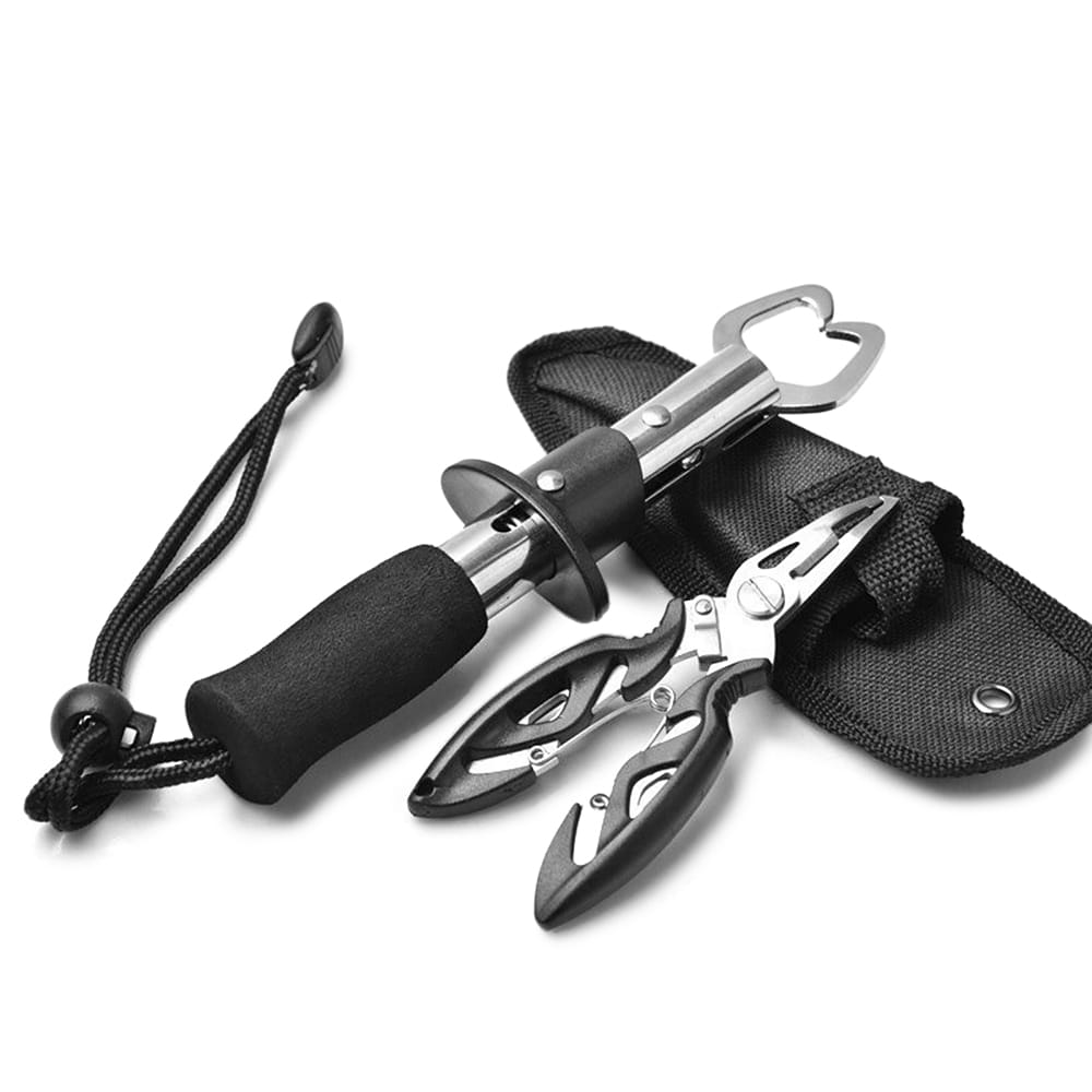Fish Lip Gripper with Fishing Plier Set Fish Controller
