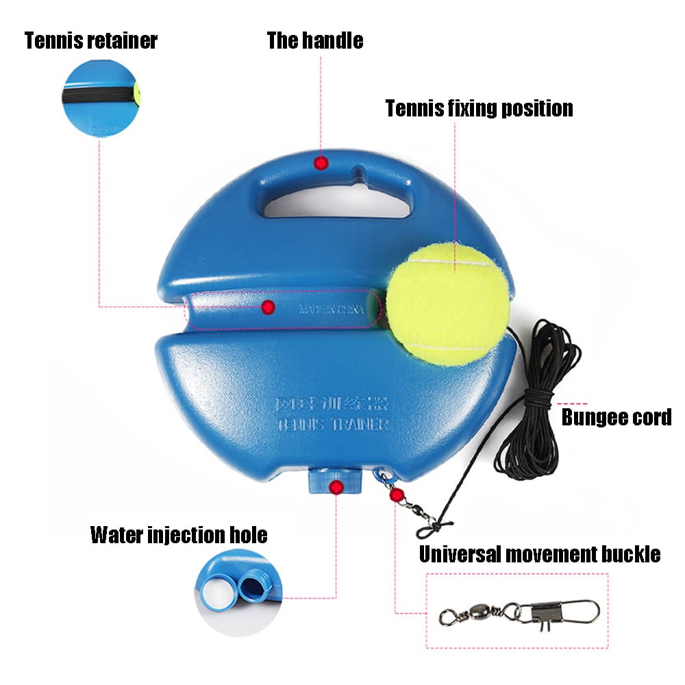 Tennis Ball Trainer Self-study Baseboard Player Training