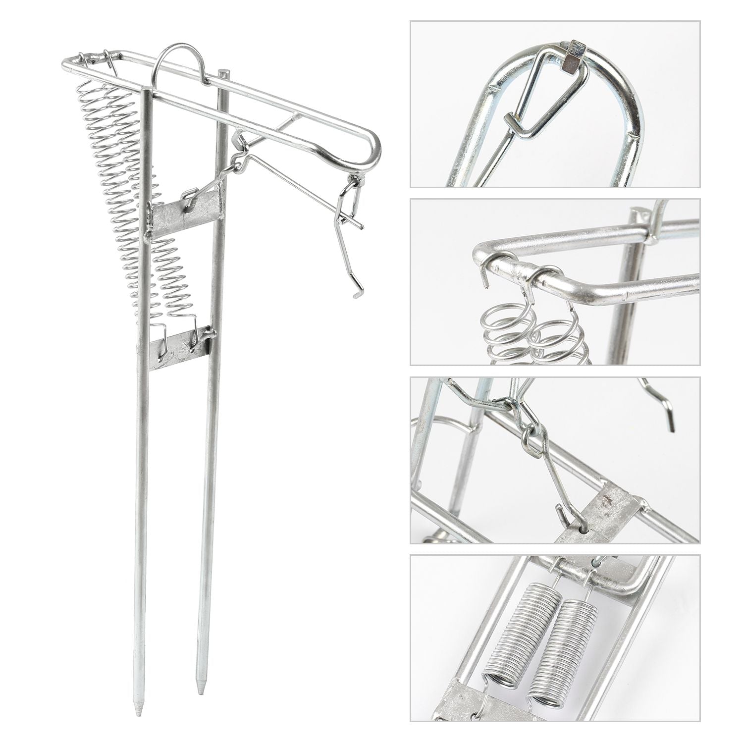 Foldable Automatic Fishing Rod Holder Stainless Steel